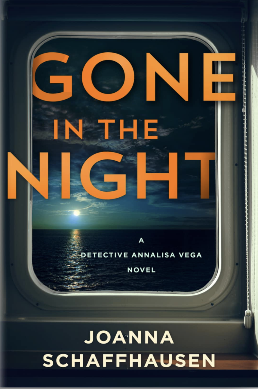 Cover image shows a view of murky water from a boat window.